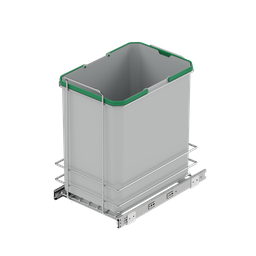 [008596] Waste Bin 400mm Bottom Mount 35lt S2580 Grey