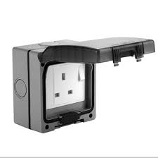 [004666] Water Proof Single Socket 1G 13A