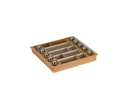 [007981] Wooden Cutlery Tray + Spice 60cm