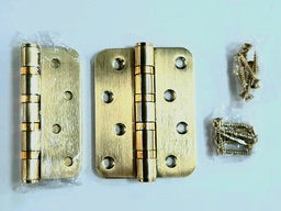 [008850] Hinge 4.0x3.0x3.0 Brass Round No.4 Mudelli