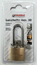 [007763] Long Shackle Padlock 30mm