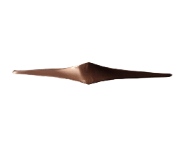 [000248] C/Handle Olivin B/Copper 192mm - X
