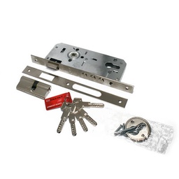 [000509] KALE Mortice Lock 45mm Nickel Yale