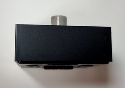 [000575] Plastic Leg Cuba Black 50mm