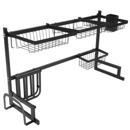 [000626] Over Sink Organizer 120cm Anthracite Large S4152