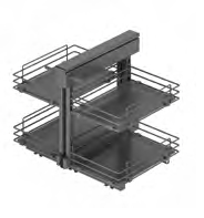[000669] Secret Corner 45cm L S3067 Anthracite Wooden Bottom