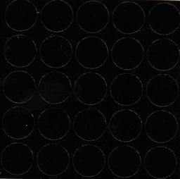 [000701] Screw Cover 14mm - Code 326 Black Gloss