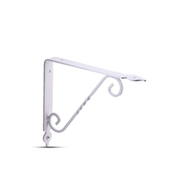 [000819] Bracket Ornamental White 110 x 155