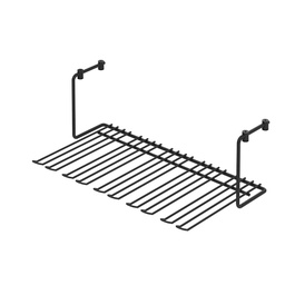 [000972] Glass Rack w/Hanger 5 Divisions S4014 Anthracite