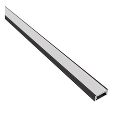 [001214] Profile for LED LINEXL Black 2mt 16x6mm