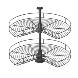 [001236] 3/4 Turning Basket Corner 74cm S3021 Anthracite