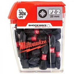 [001268] Milwaukee Bit Pozidrive 2 - PZ2 25mm HQ