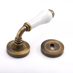 [001279] D/Handle Twin Ros. Bronze