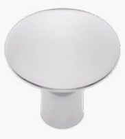 [001470] Knob Duz Satin Nickel - X
