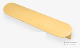 [001378] Handle Shape Matt Brass 160mm