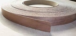 [001793] Veneer Edge 0.45/22mm African Walnut Glued