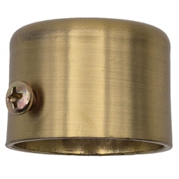 [001845] MUD Curtain End Cup 28mm Matt Brass