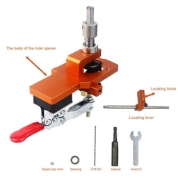[001952] 35mm Hinge Cabinet Drilling Jig