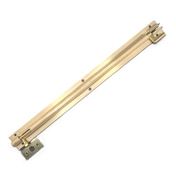 [002077] DB1040 Cranked Door Bolt 300mm Brass