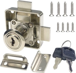 [002121] Wardrobe Lock 22mm Double Locking Mechanism