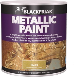 [002136] Metallic Paint Gold 125ml Blackfriar