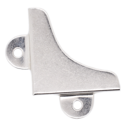 [002215] Glass Corner Clips Nickel 32mm