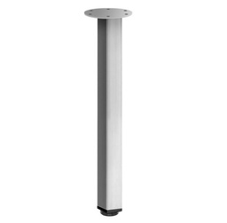 [002219] Breakfast Table Leg Square 60x60x870mm S/Nickel