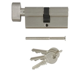 [002242] Cylinder 100mm Nickel w/Knob