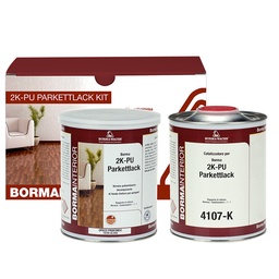 [002259] Parkettlack PU 2K Basecoat + Hardener Kit 2.5lt