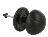 [009064] AMIG Door Knob Mod.16 Black
