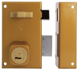 [009177] AMIG Surface Lock 75-65 Gold Right