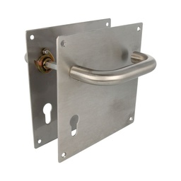 [009225] AMIG Handle Mod. 3CB with Plate Stainless Steel